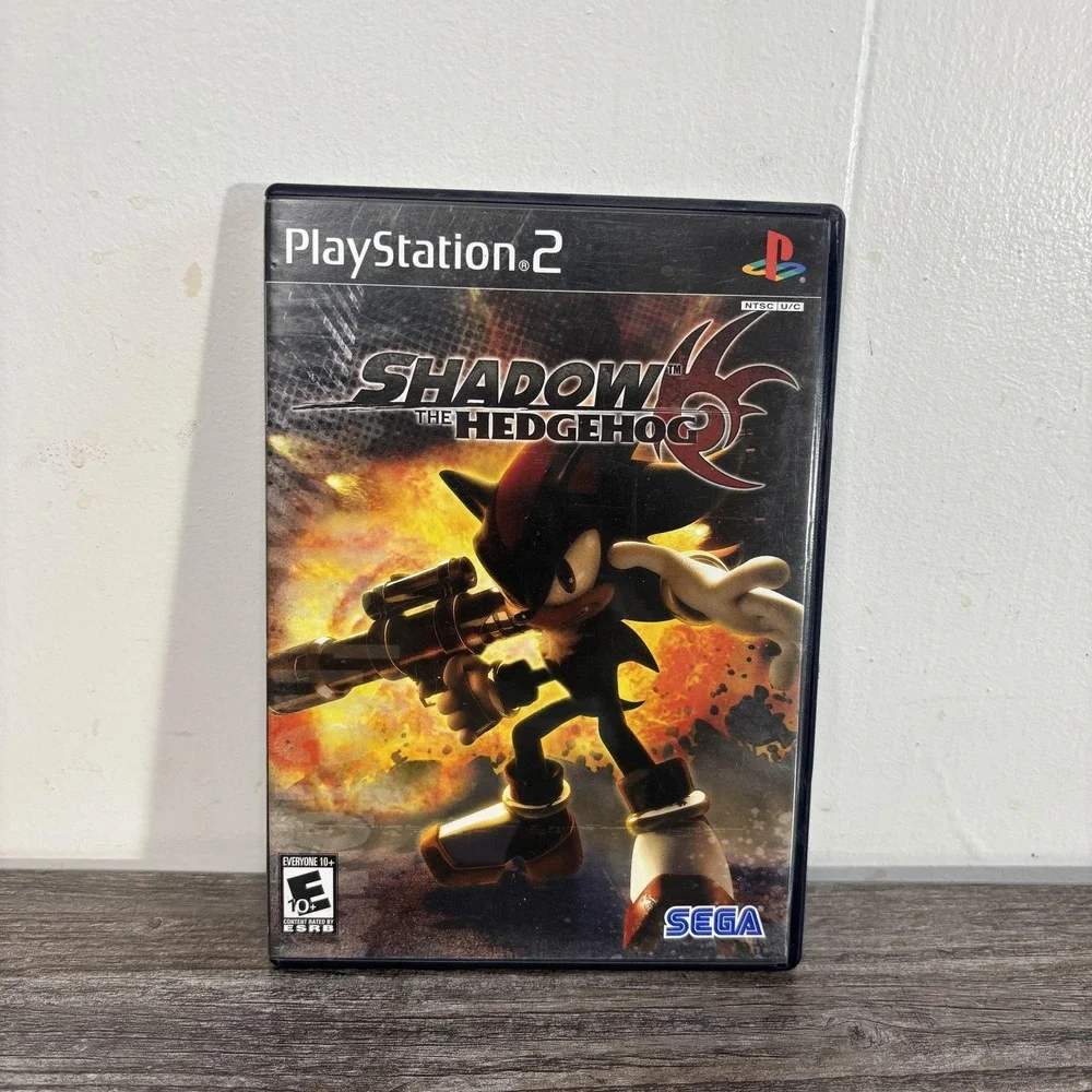 Shadow The Hedgehog Sony PlayStation 2 PS2 Game CIB SEGA E10+ NTSC 2005 Action